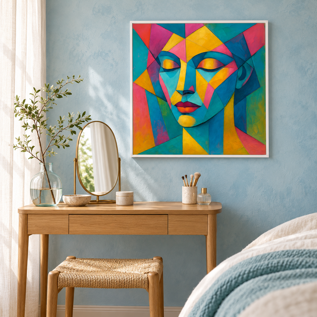 Eyes Closed in Colour