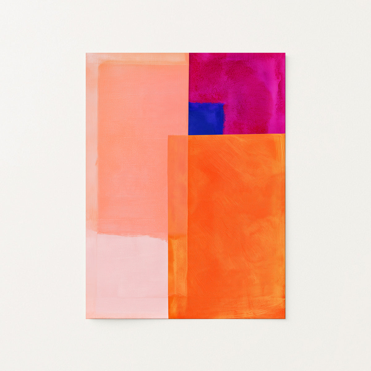 Peach Against Magenta