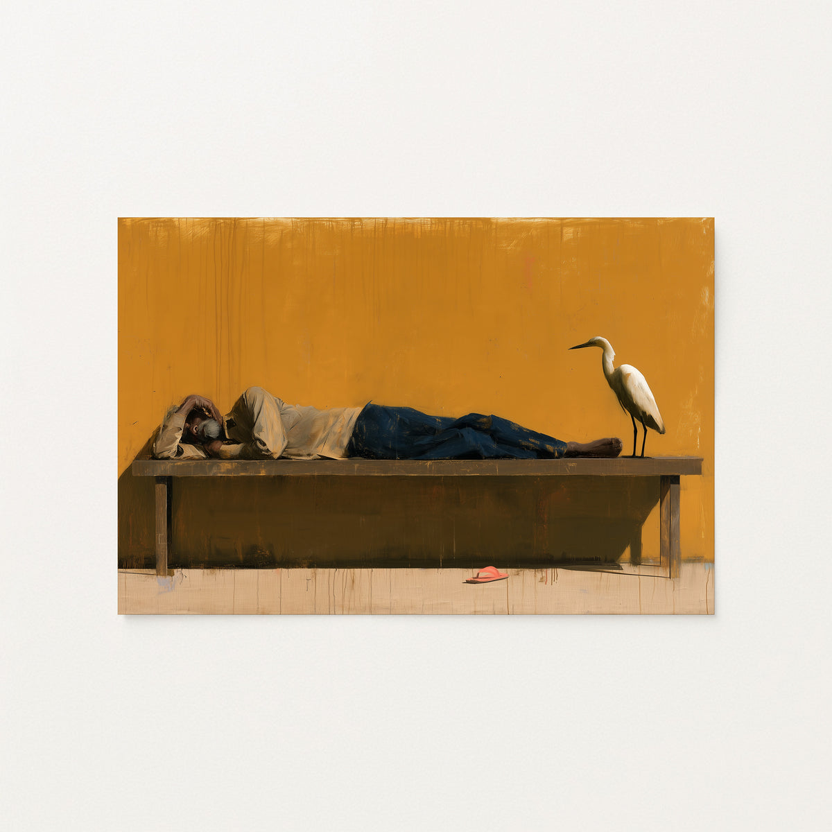 The Egret Keeps Watch
