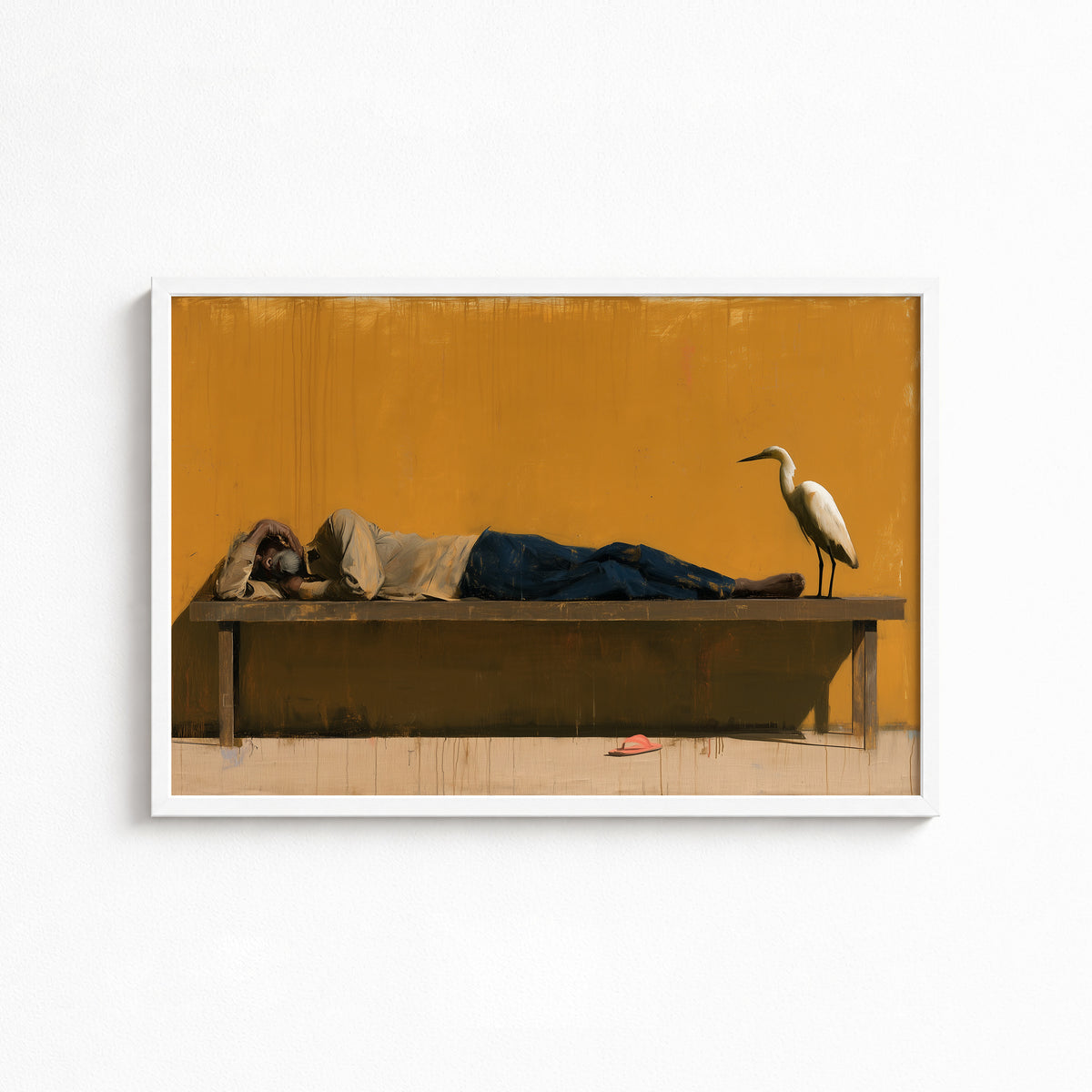 The Egret Keeps Watch