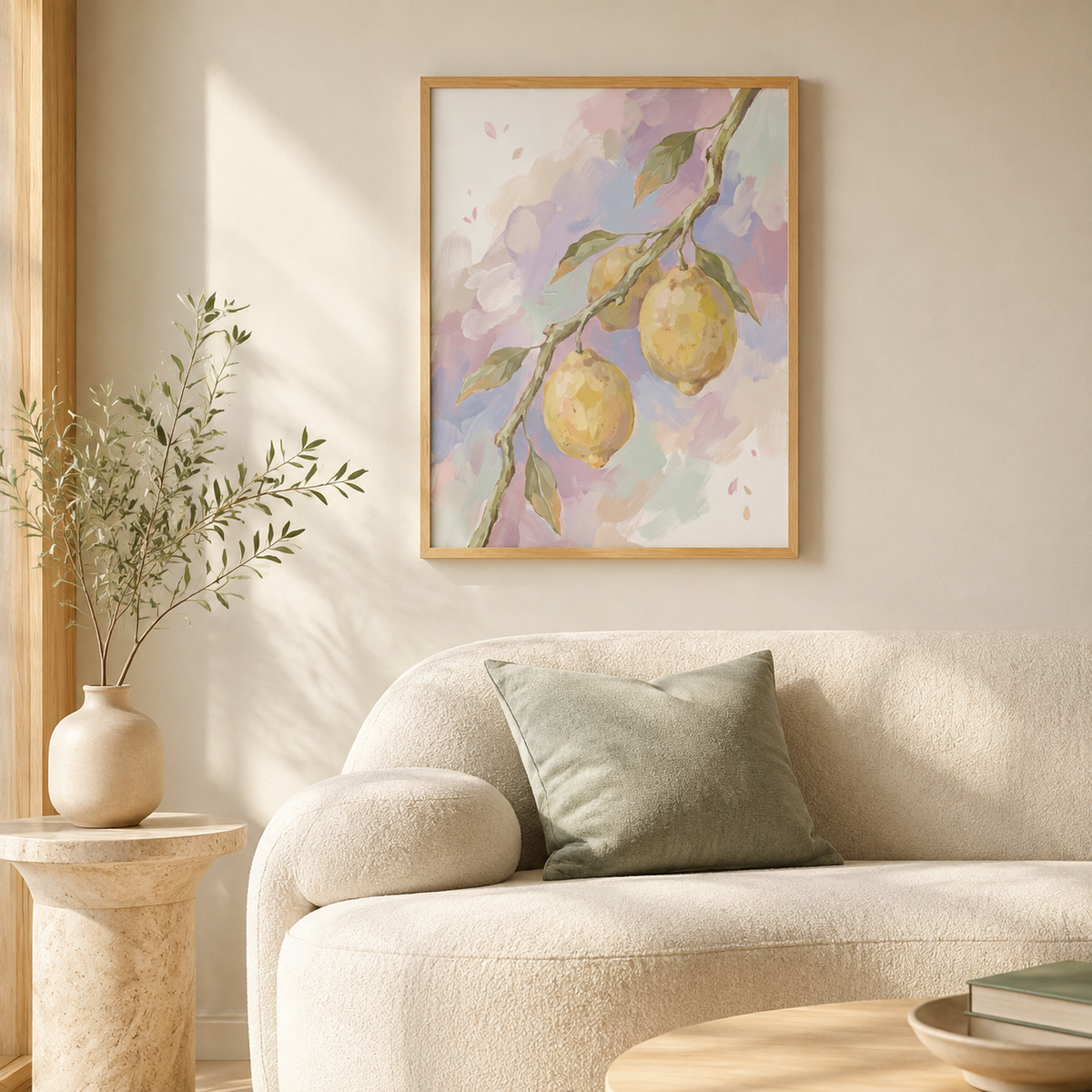 Lemons in Lilac Light